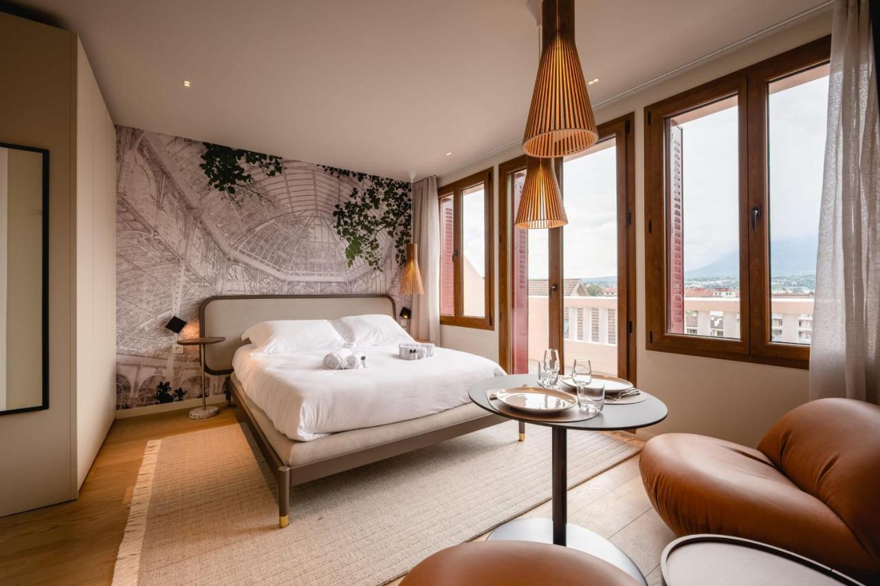 Le Nid Du Favre I - Charming Studio With Stunning Lake View Аннесі Екстер'єр фото